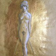Claudio Assandri, Nudi Romani model, standing, speed pose, 1 minute