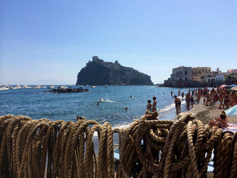 Ischia Island Castello Aragonese, Ischia, Bay of Naples, Italy. © Photo by Lisa van de Pol.