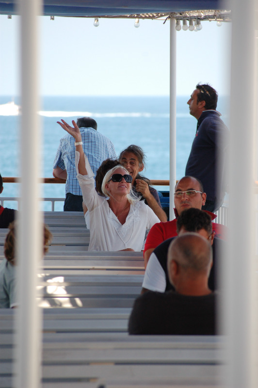 Lisa van de Pol, Italian Summers. On the boat from Ischa to Naples, Italy
