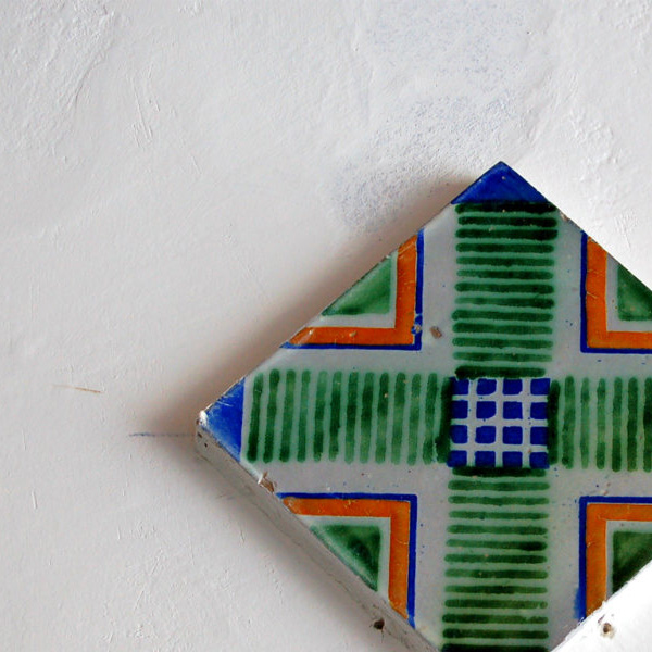 Panarea Island, colored tile, Photo by Lisa van de Pol, Italian Summers